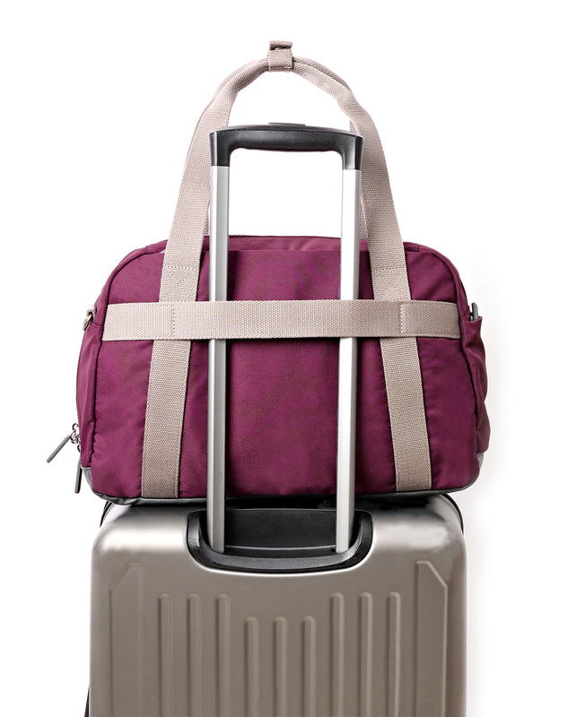 Gatwick Carry-On Duffel Bag in Cherry Lacquer