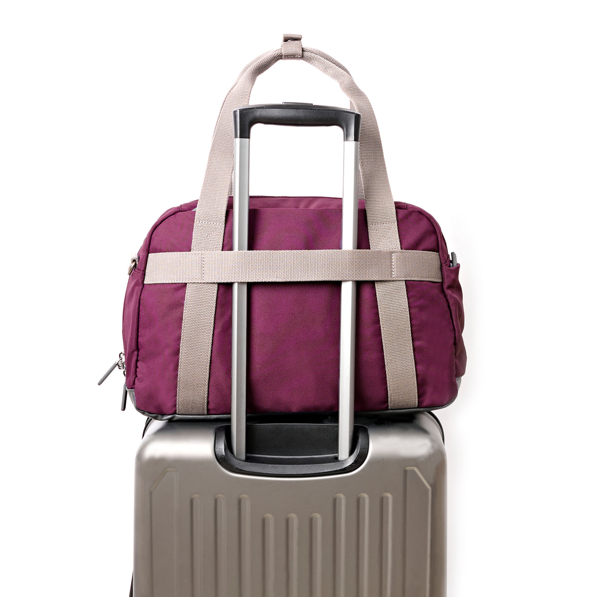 Gatwick Carry-On Duffel Bag in Cherry Lacquer