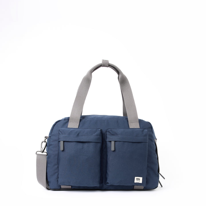 Gatwick Deep Blue Recycled Canvas