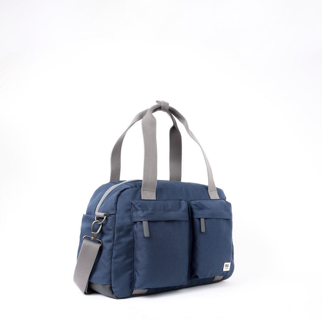 Gatwick Deep Blue Recycled Canvas