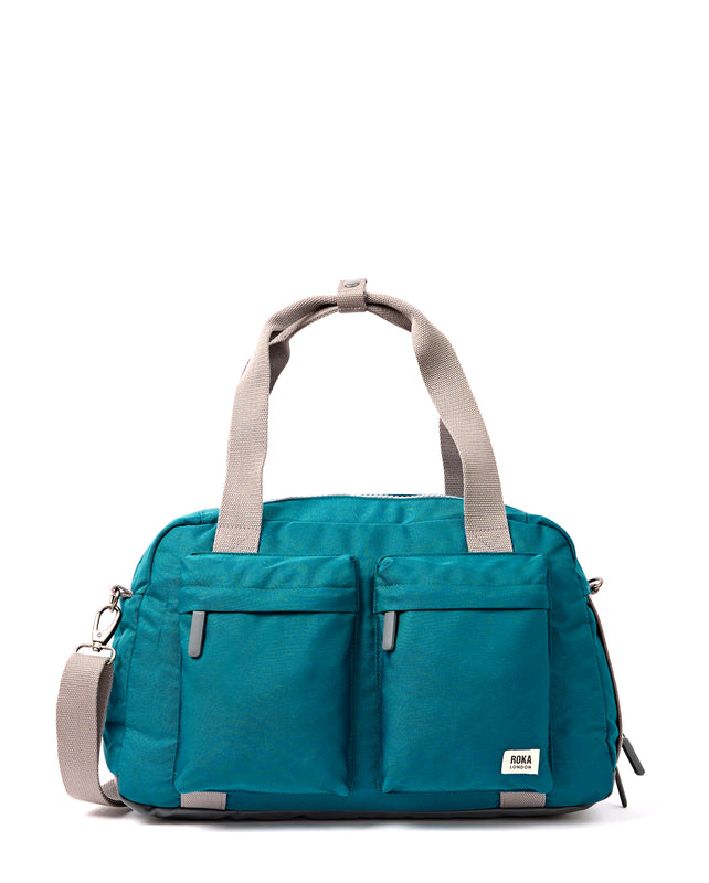 Gatwick Carry-On Duffel Bag in Deep Teal