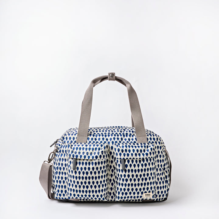 Gatwick Carry-On Duffel Bag in Indigo Denim Rain