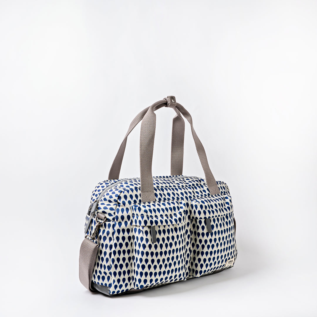 Gatwick Carry-On Duffel Bag in Indigo Denim Rain