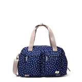 Gatwick Carry-On Duffel Bag in Navy Polka Dot