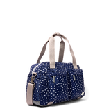 Gatwick Carry-On Duffel Bag in Navy Polka Dot