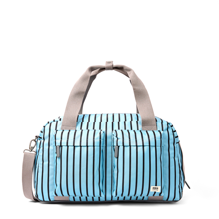 Gatwick Carry-On Duffel Bag in Blue Stripe