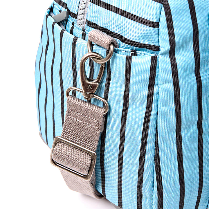 Gatwick Carry-On Duffel Bag in Blue Stripe