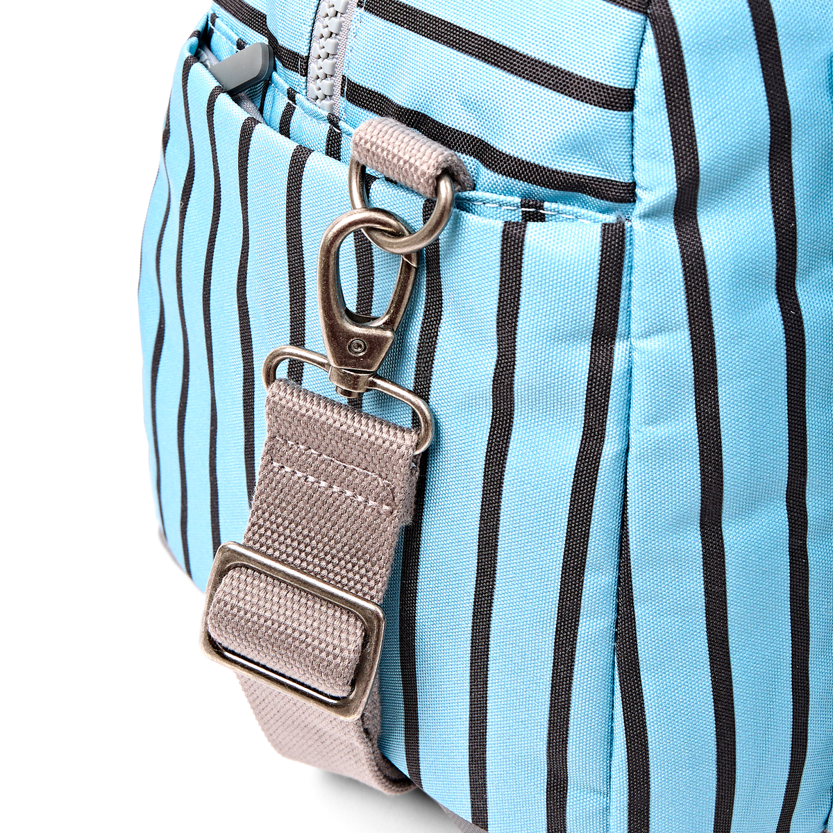 Gatwick Carry-On Duffel Bag in Blue Stripe
