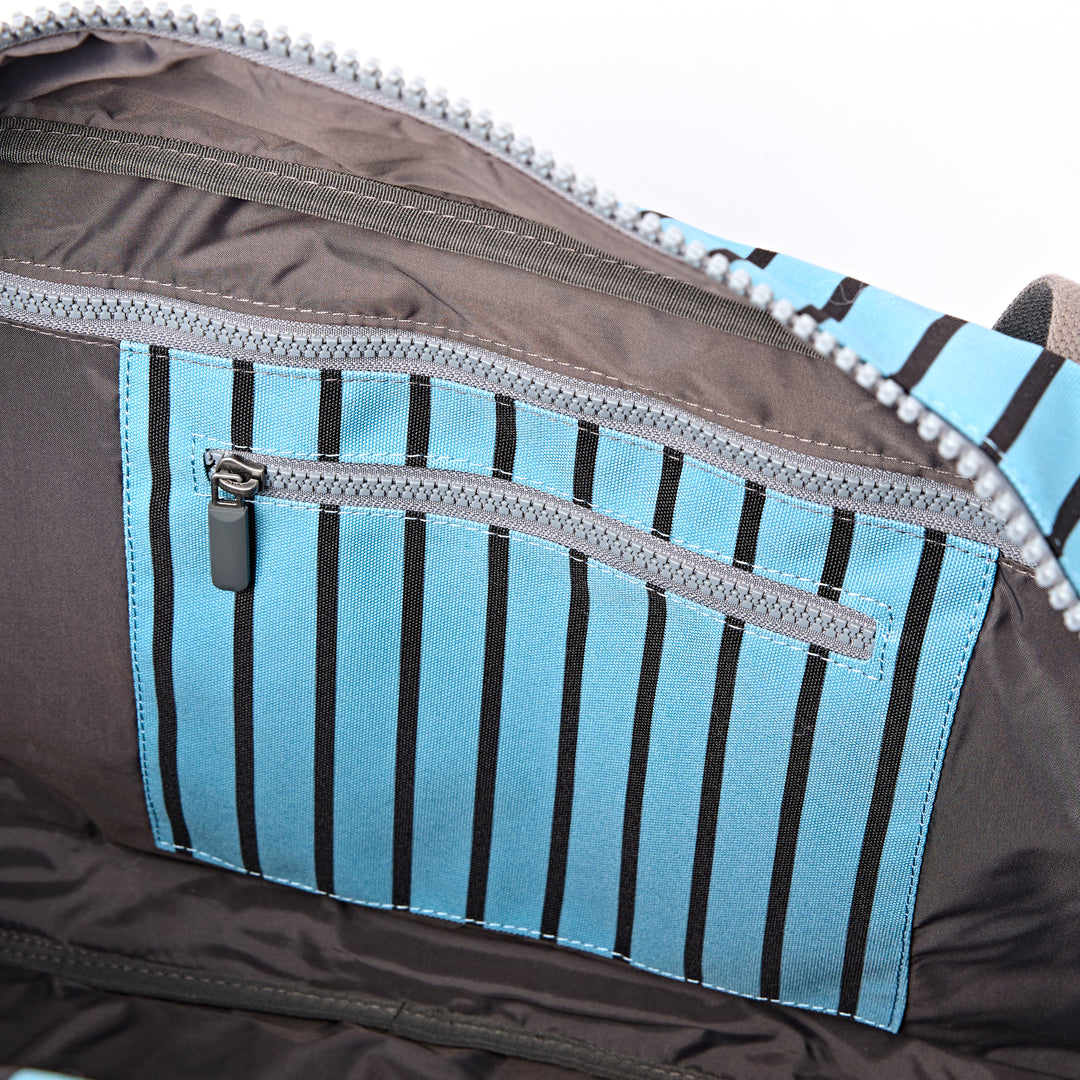 Gatwick Carry-On Duffel Bag in Blue Stripe