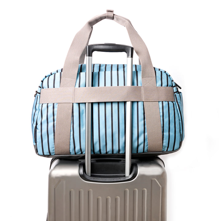 Gatwick Carry-On Duffel Bag in Blue Stripe