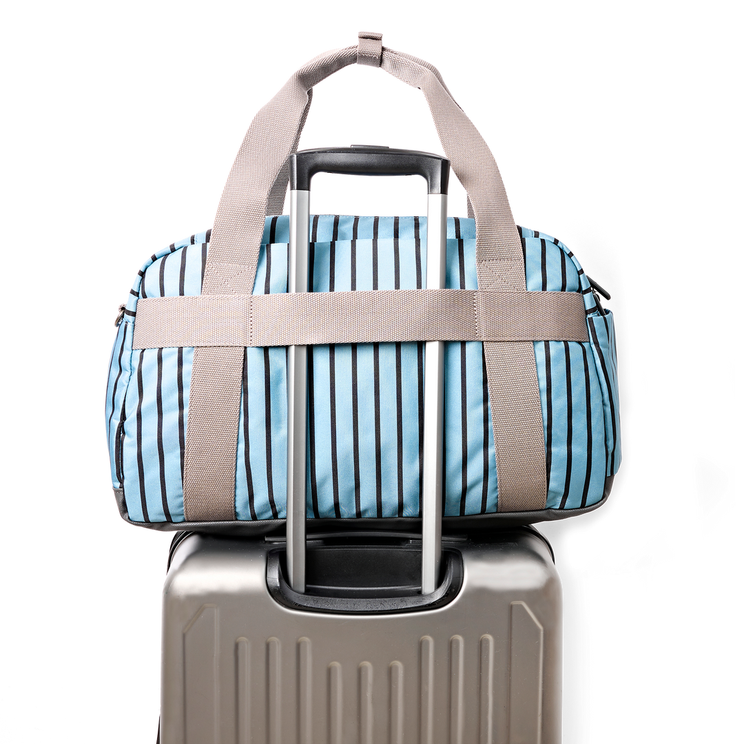 Gatwick Carry-On Duffel Bag in Blue Stripe