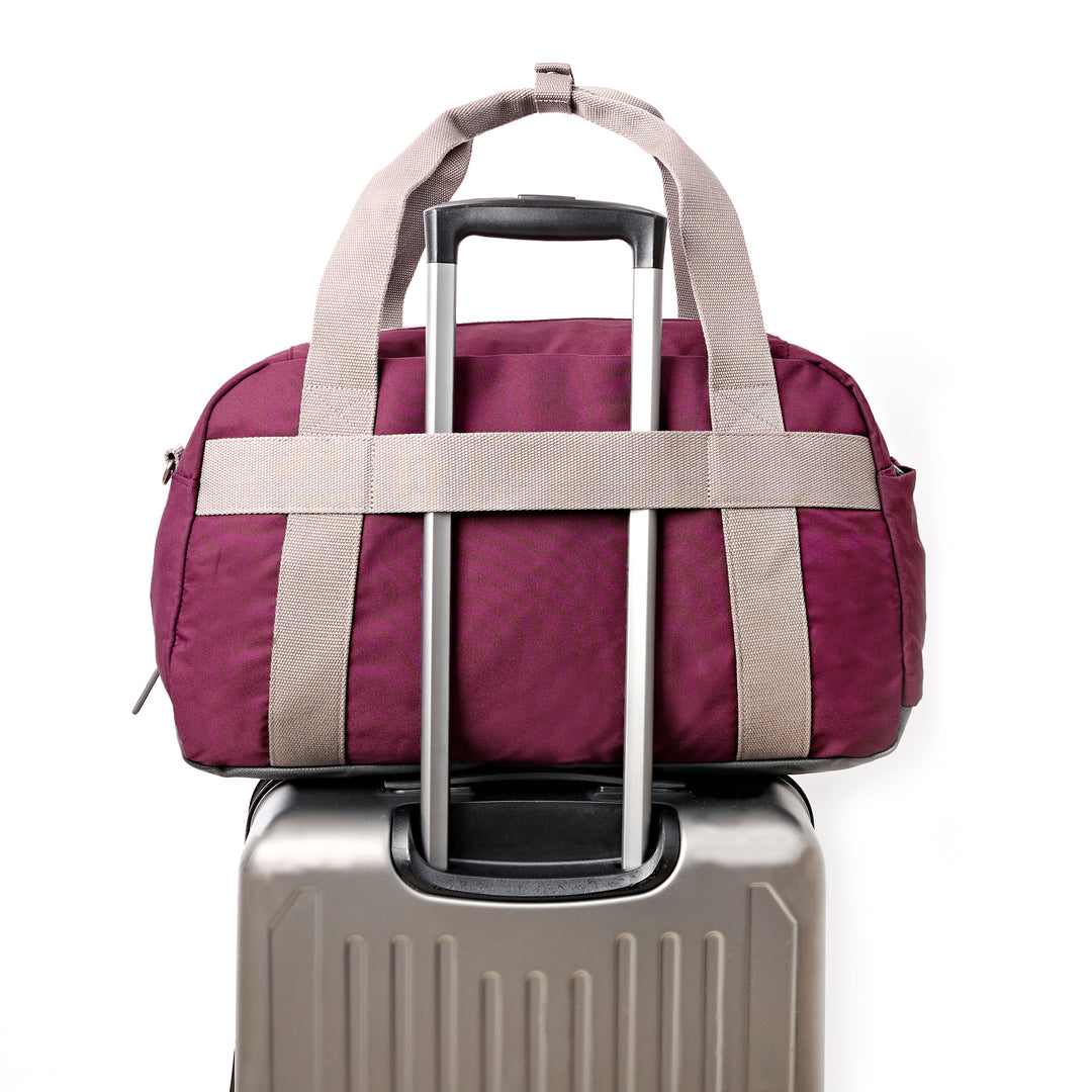 Gatwick Carry-On Duffel Bag in Cherry Lacquer