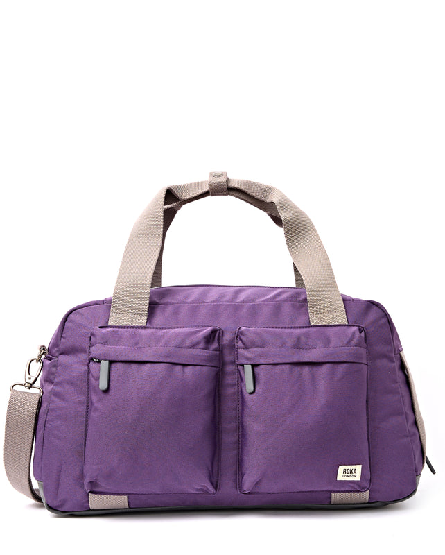 Gatwick Carry-On Duffel Bag in Deep Grape