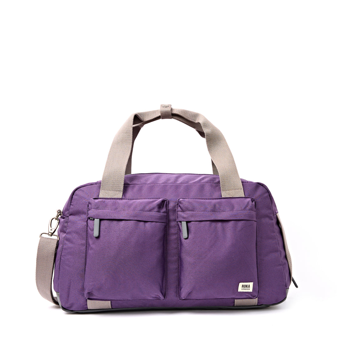 Gatwick Carry-On Duffel Bag in Deep Grape