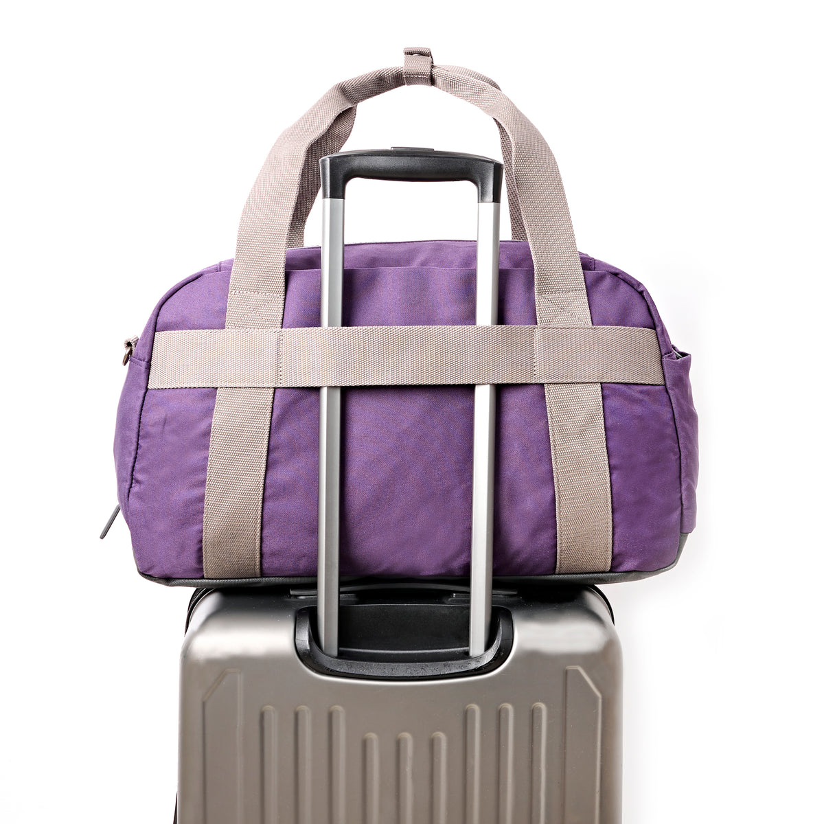 Gatwick Carry-On Duffel Bag in Deep Grape