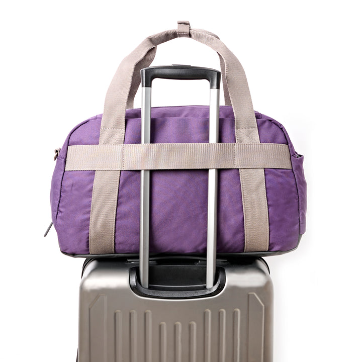 Gatwick Carry-On Duffel Bag in Deep Grape