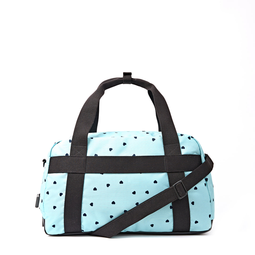 Gatwick Carry-On Duffel Bag in Heart Print