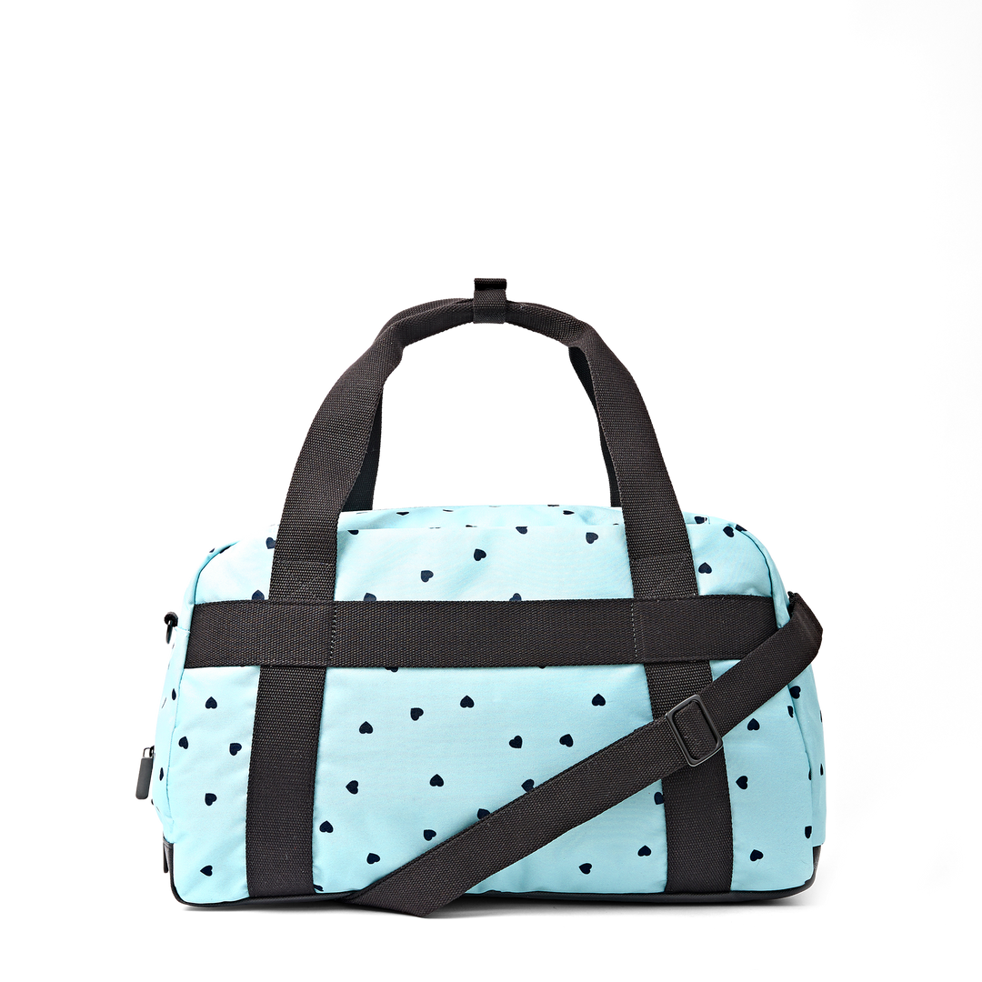 Gatwick Carry-On Duffel Bag in Heart Print