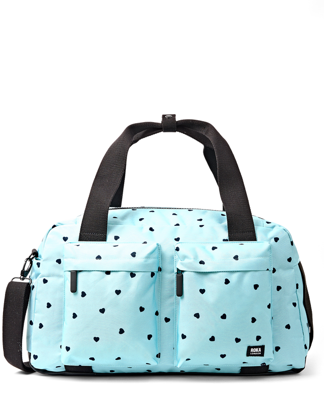 Gatwick Carry-On Duffel Bag in Heart Print