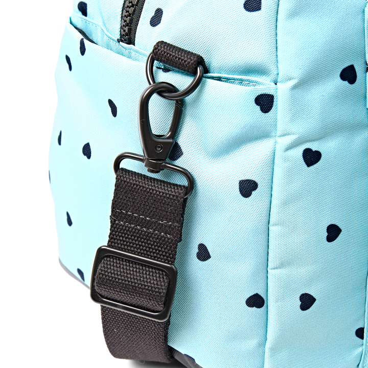 Gatwick Carry-On Duffel Bag in Heart Print