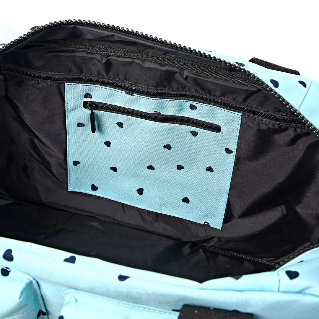 Gatwick Carry-On Duffel Bag in Heart Print