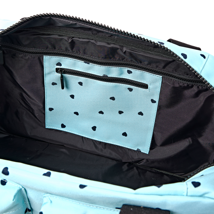 Gatwick Carry-On Duffel Bag in Heart Print