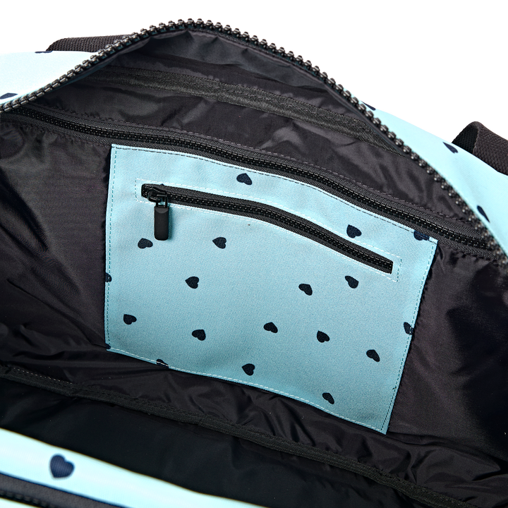 Gatwick Carry-On Duffel Bag in Heart Print