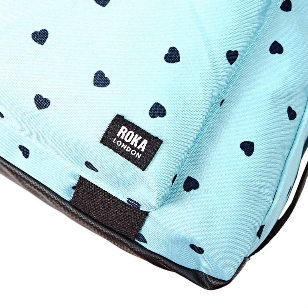 Gatwick Carry-On Duffel Bag in Heart Print