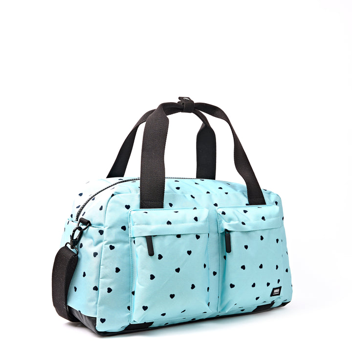 Gatwick Carry-On Duffel Bag in Heart Print