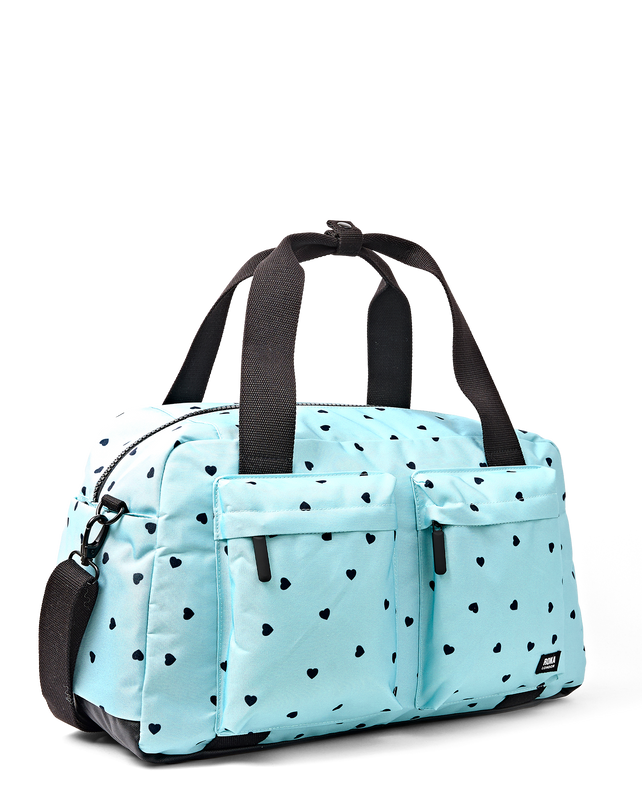 Gatwick Carry-On Duffel Bag in Heart Print