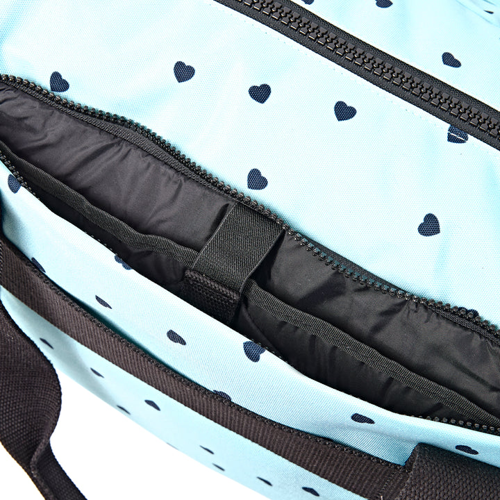 Gatwick Carry-On Duffel Bag in Heart Print