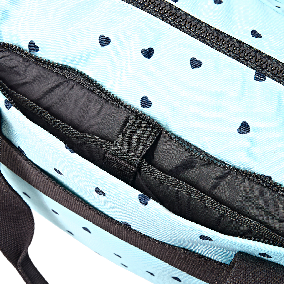Gatwick Carry-On Duffel Bag in Heart Print