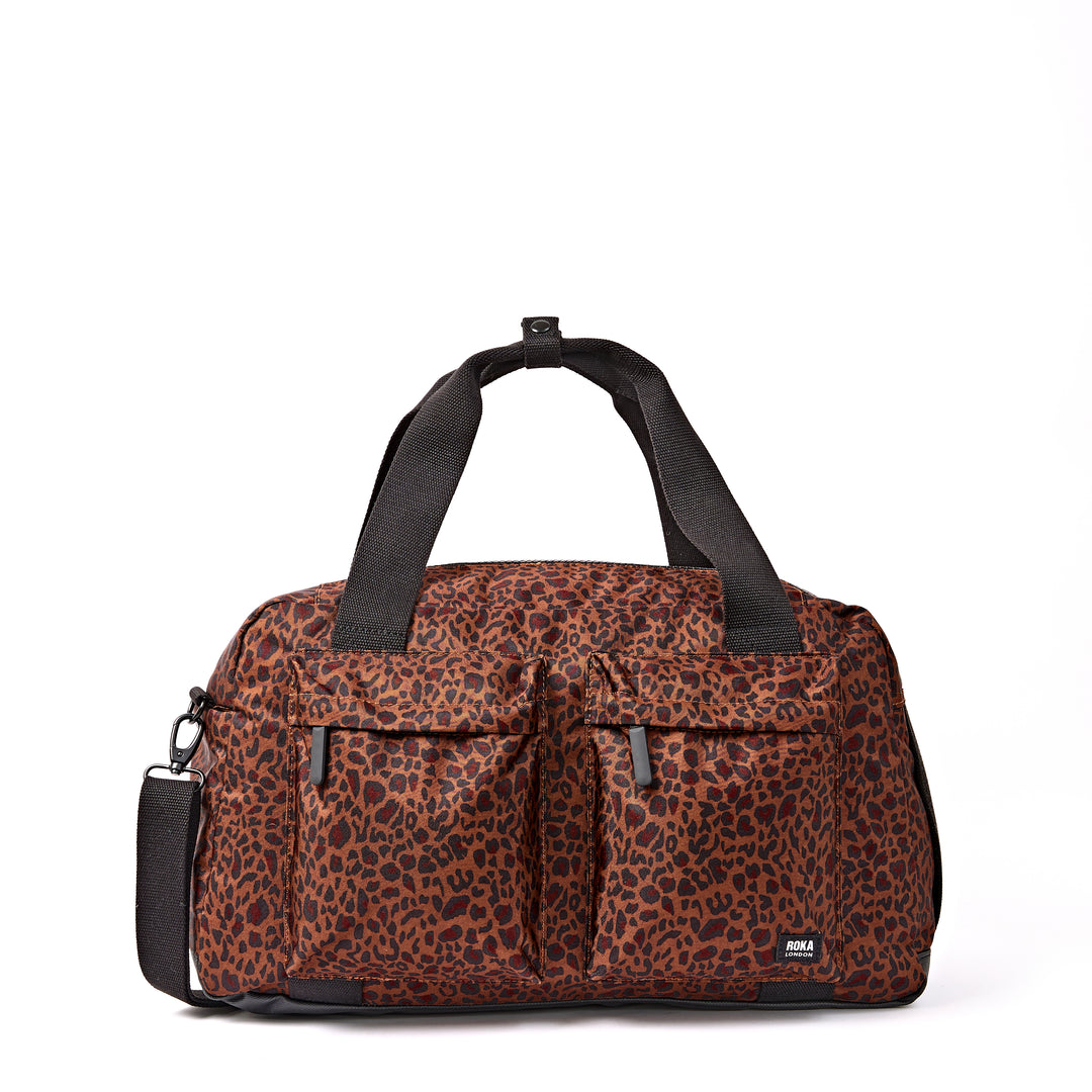 Gatwick Carry-On Duffel Bag in Corn Mini Leopard