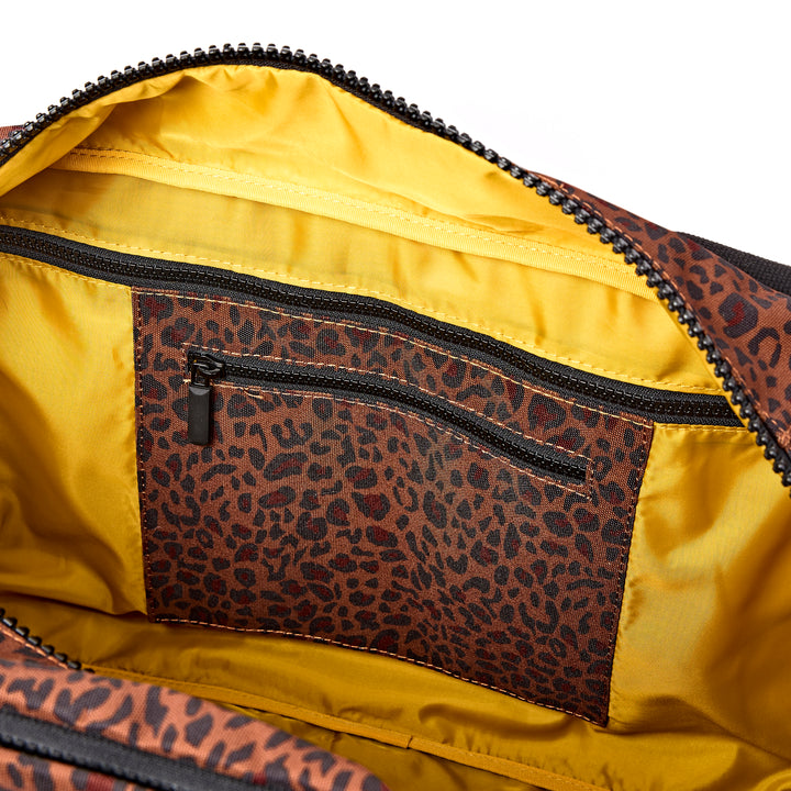Gatwick Carry-On Duffel Bag in Corn Mini Leopard