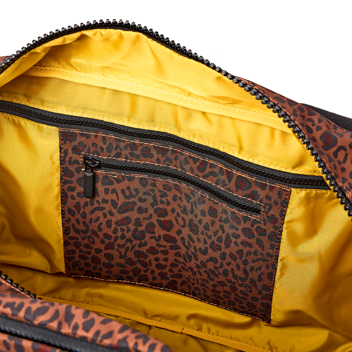 Gatwick Carry-On Duffel Bag in Corn Mini Leopard