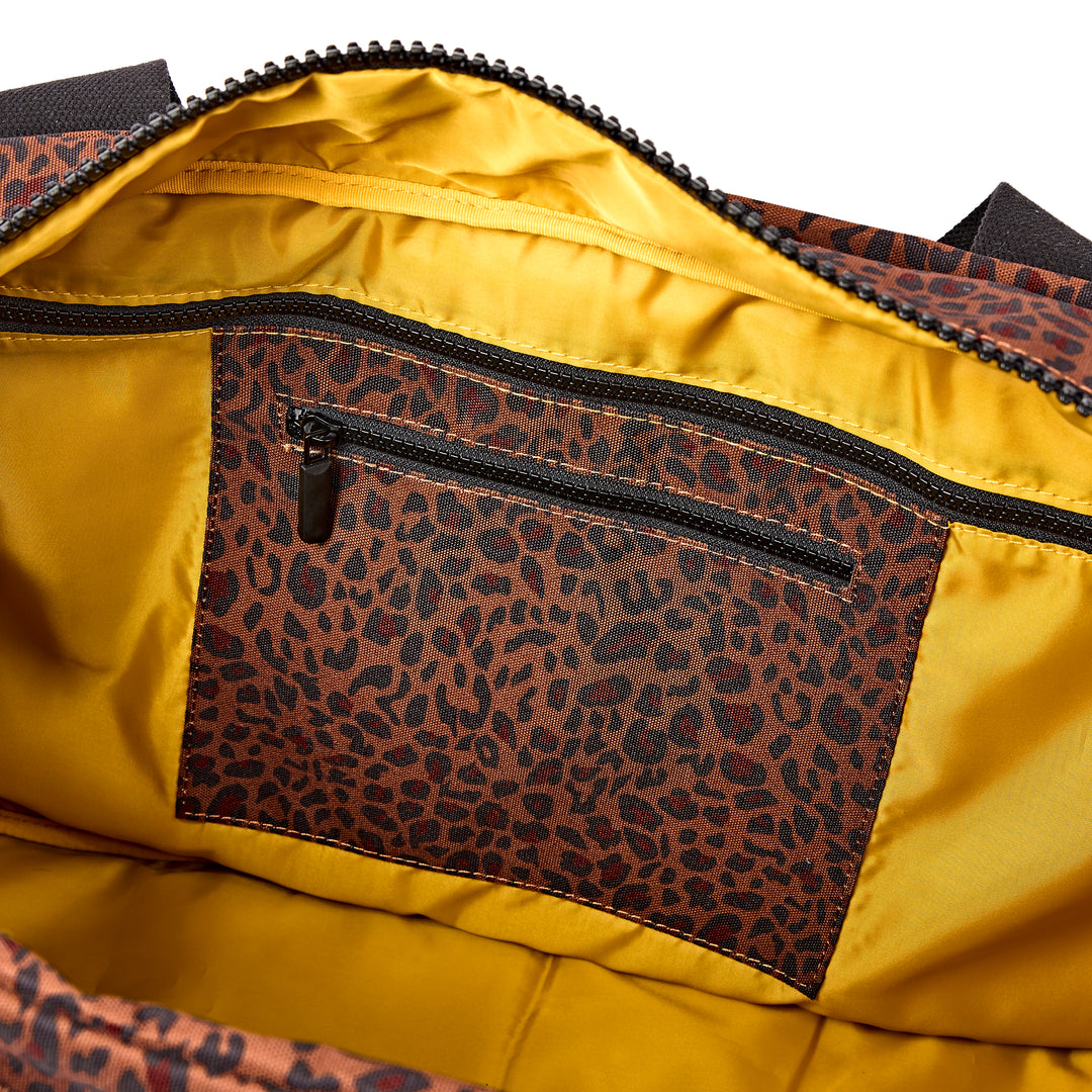 Gatwick Carry-On Duffel Bag in Corn Mini Leopard