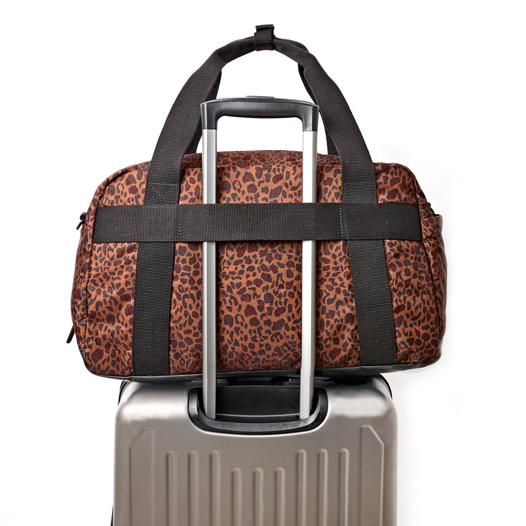 Gatwick Carry-On Duffel Bag in Corn Mini Leopard
