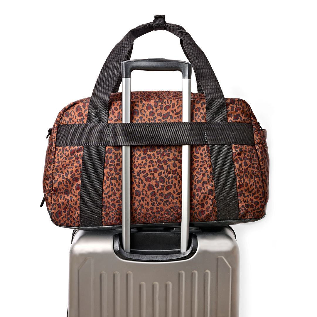 Gatwick Carry-On Duffel Bag in Corn Mini Leopard