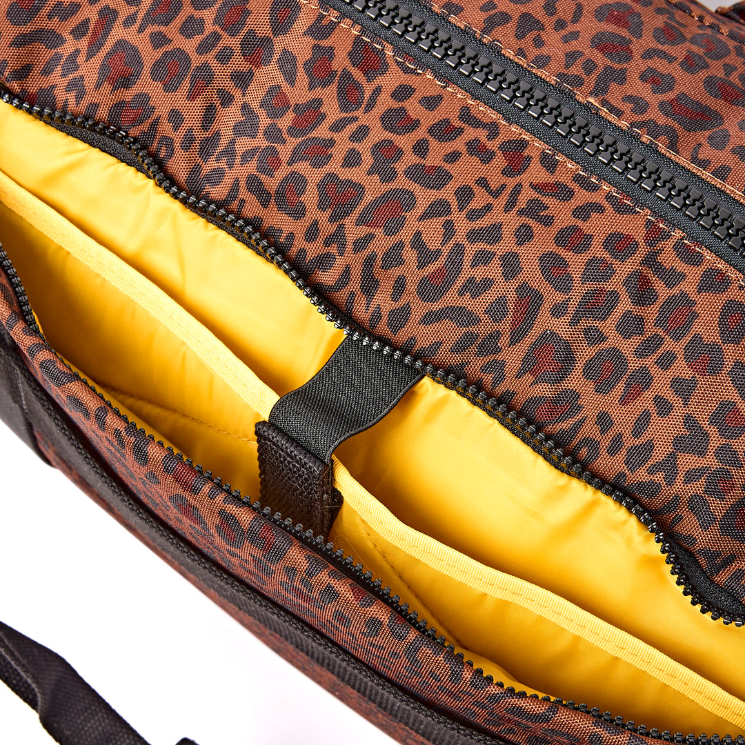 Gatwick Carry-On Duffel Bag in Corn Mini Leopard