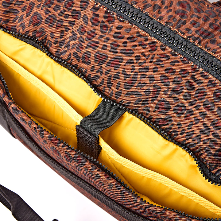 Gatwick Carry-On Duffel Bag in Corn Mini Leopard