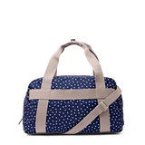 Gatwick Carry-On Duffel Bag in Navy Polka Dot