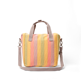 Hampstead Lunch Bag in Faded Multi Stripe