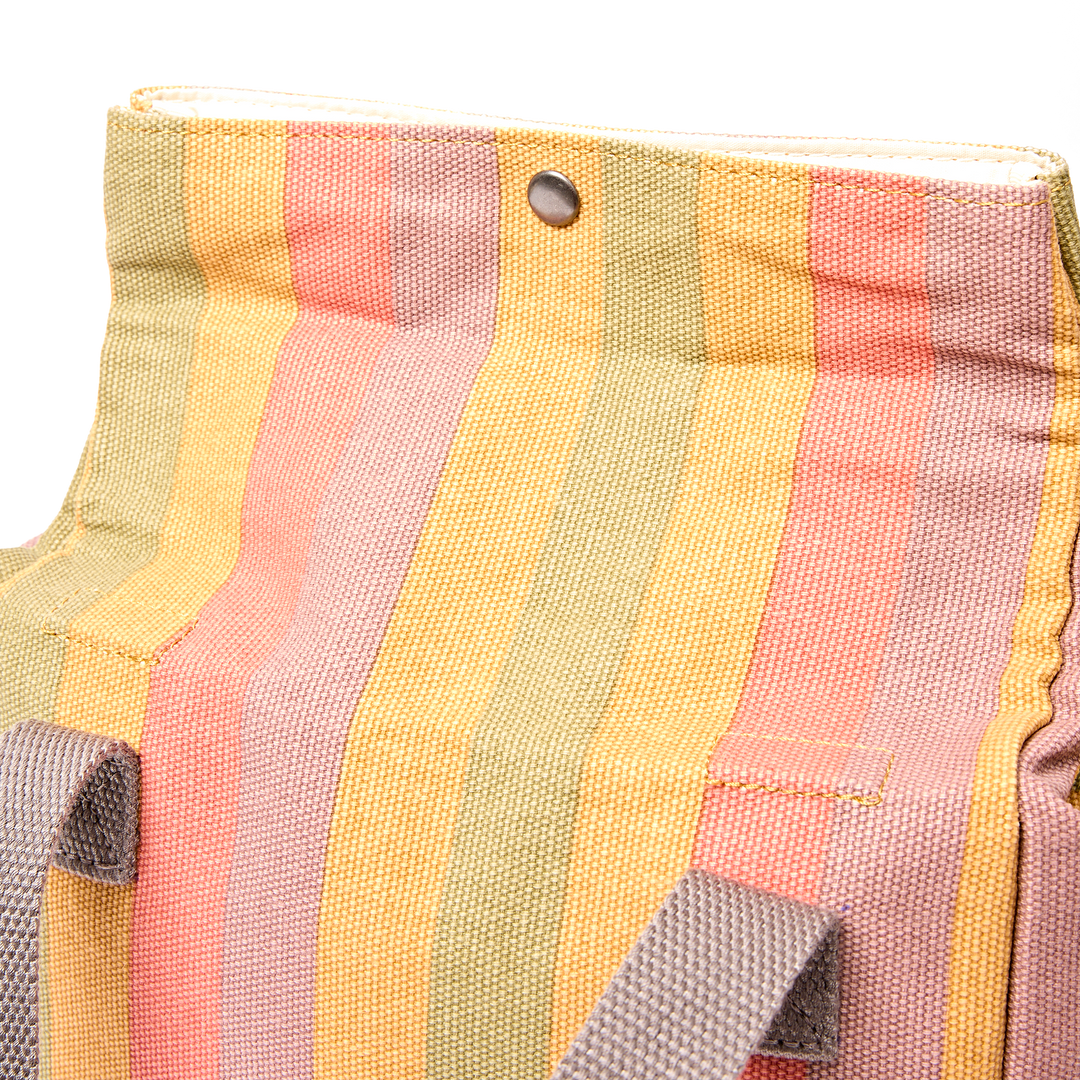 Hampstead Lunch Bag in Faded Multi Stripe