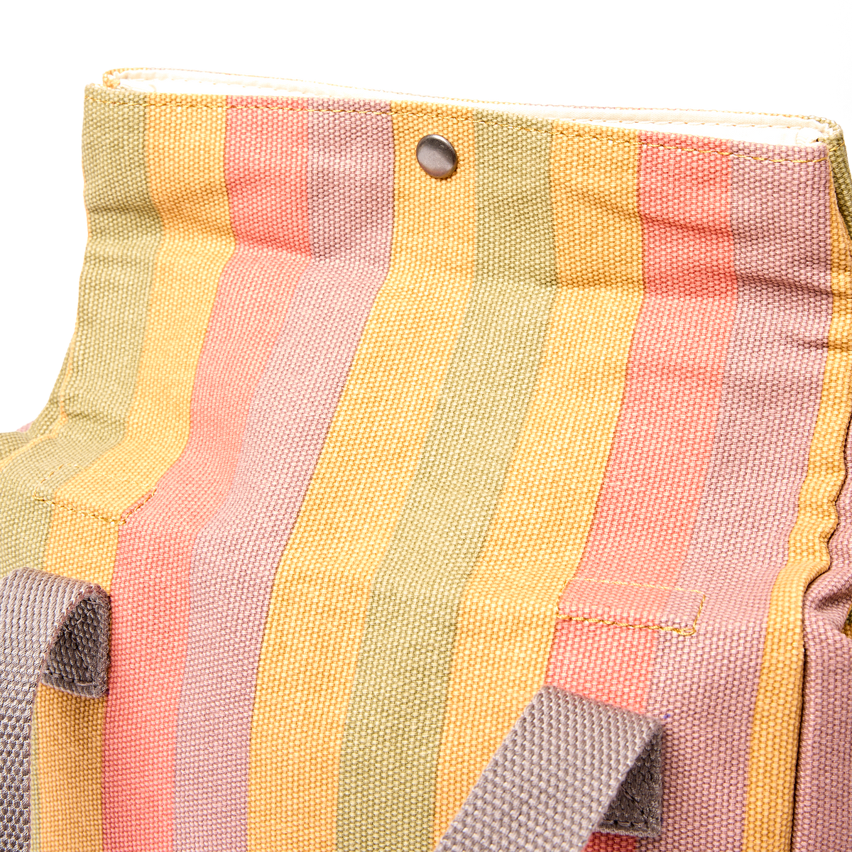 Hampstead Lunch Bag in Faded Multi Stripe