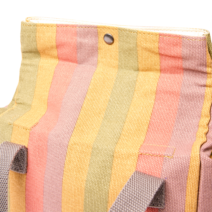 Hampstead Lunch Bag in Faded Multi Stripe