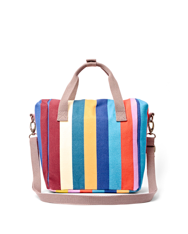 Hampstead Lunch Bag in Wide Stripe Multi