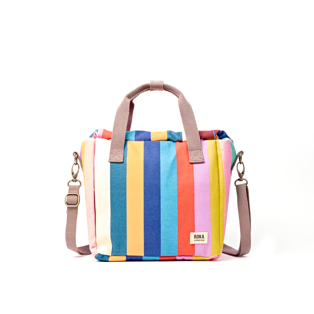 Hampstead Lunch Bag in Wide Stripe Multi