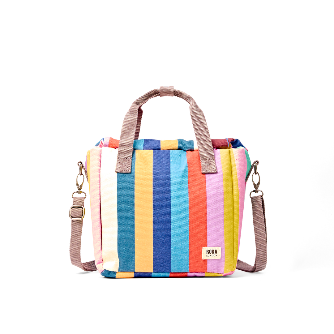 Hampstead Lunch Bag in Wide Stripe Multi