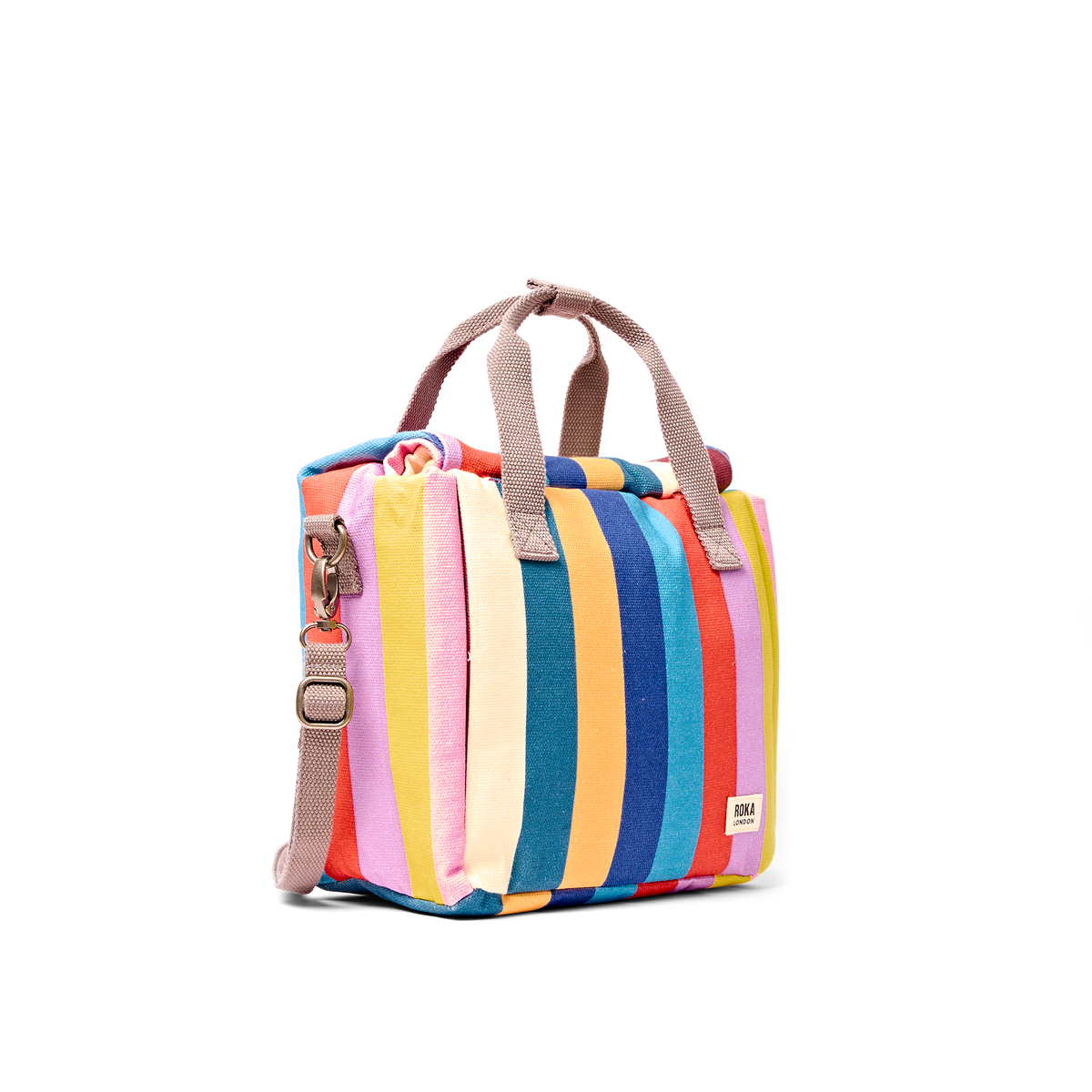 Hampstead Lunch Bag in Wide Stripe Multi