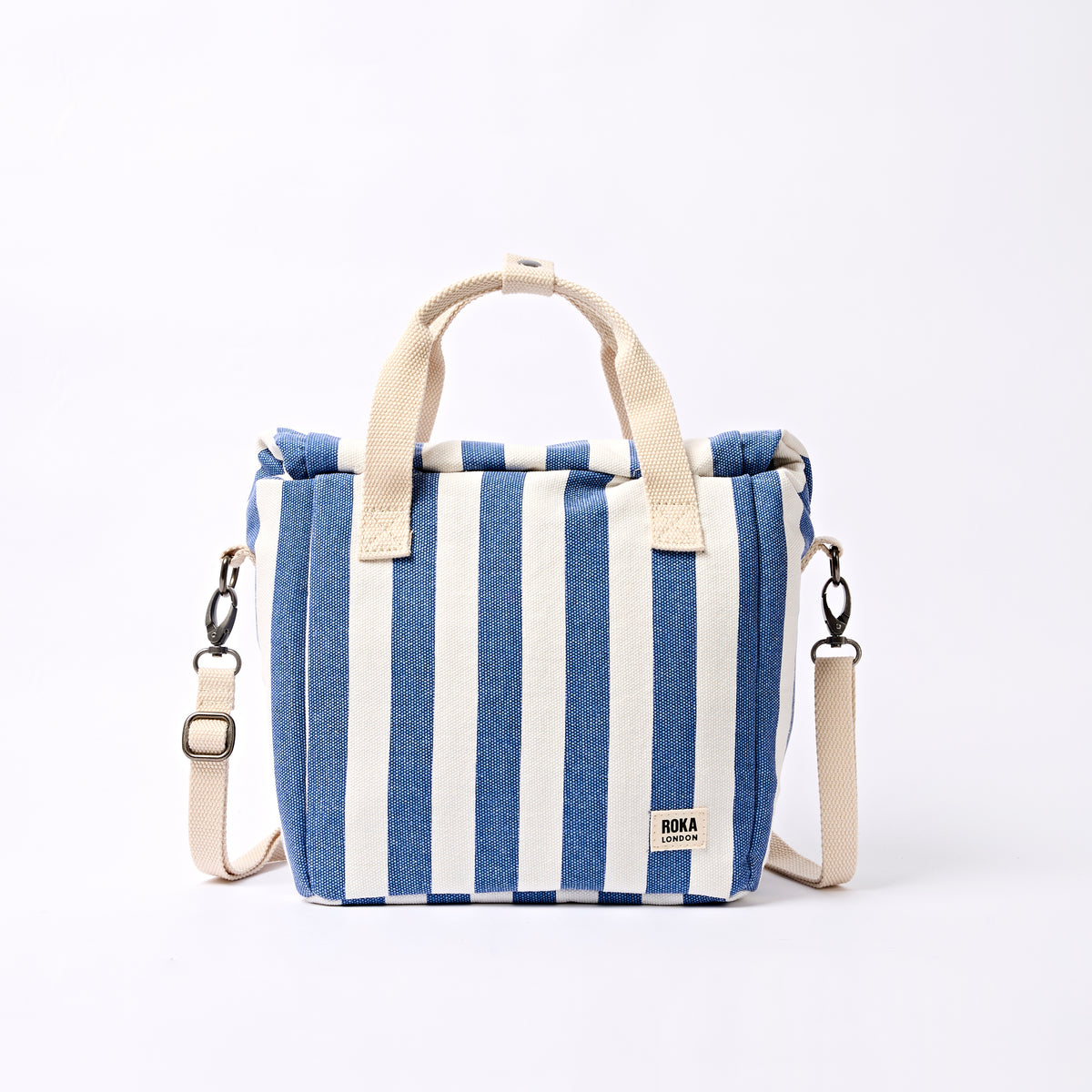 Hampstead Lunch Bag in Denim Stripe